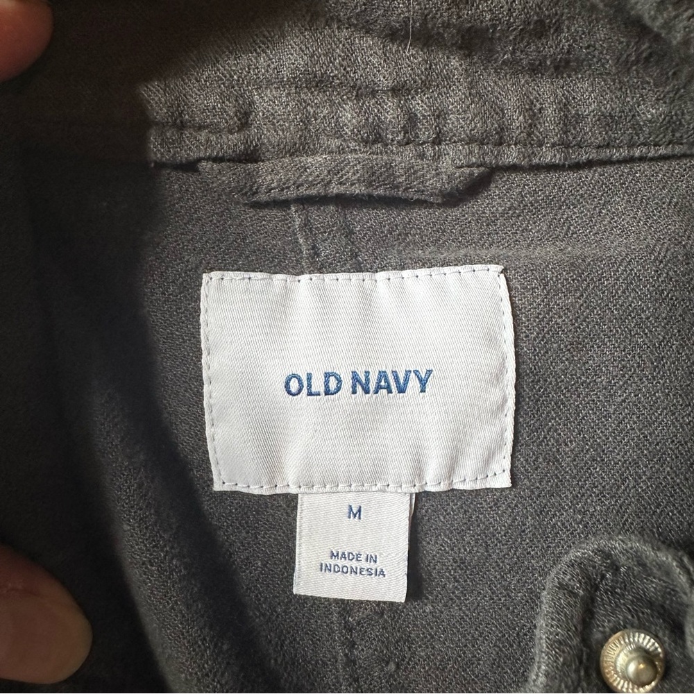 Old Navy Utility Jacket in Dark Gray - Picture 4 of 7